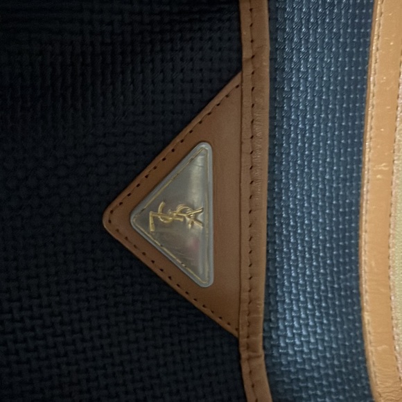 Vintage black coated canvas - Picture 2 of 4